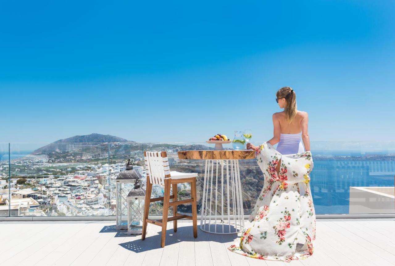 Mythical Blue Luxury Suites (Adults Only) Fira  Ngoại thất bức ảnh