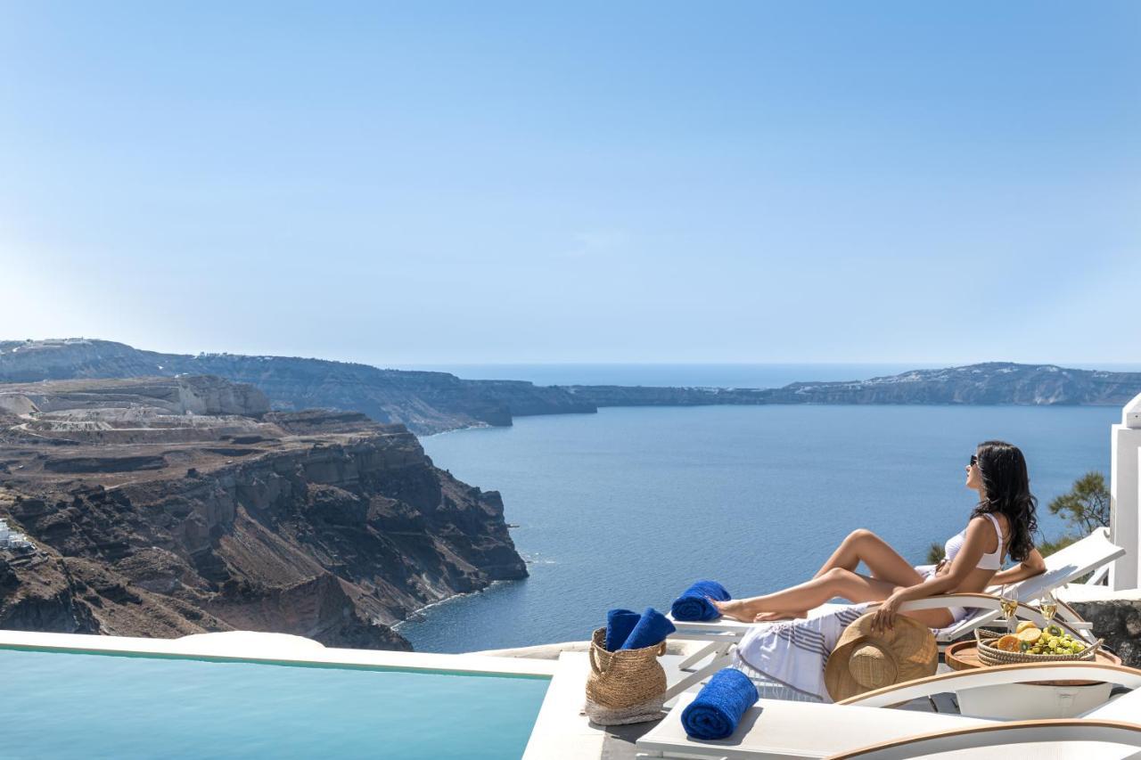 Mythical Blue Luxury Suites (Adults Only) Fira  Ngoại thất bức ảnh